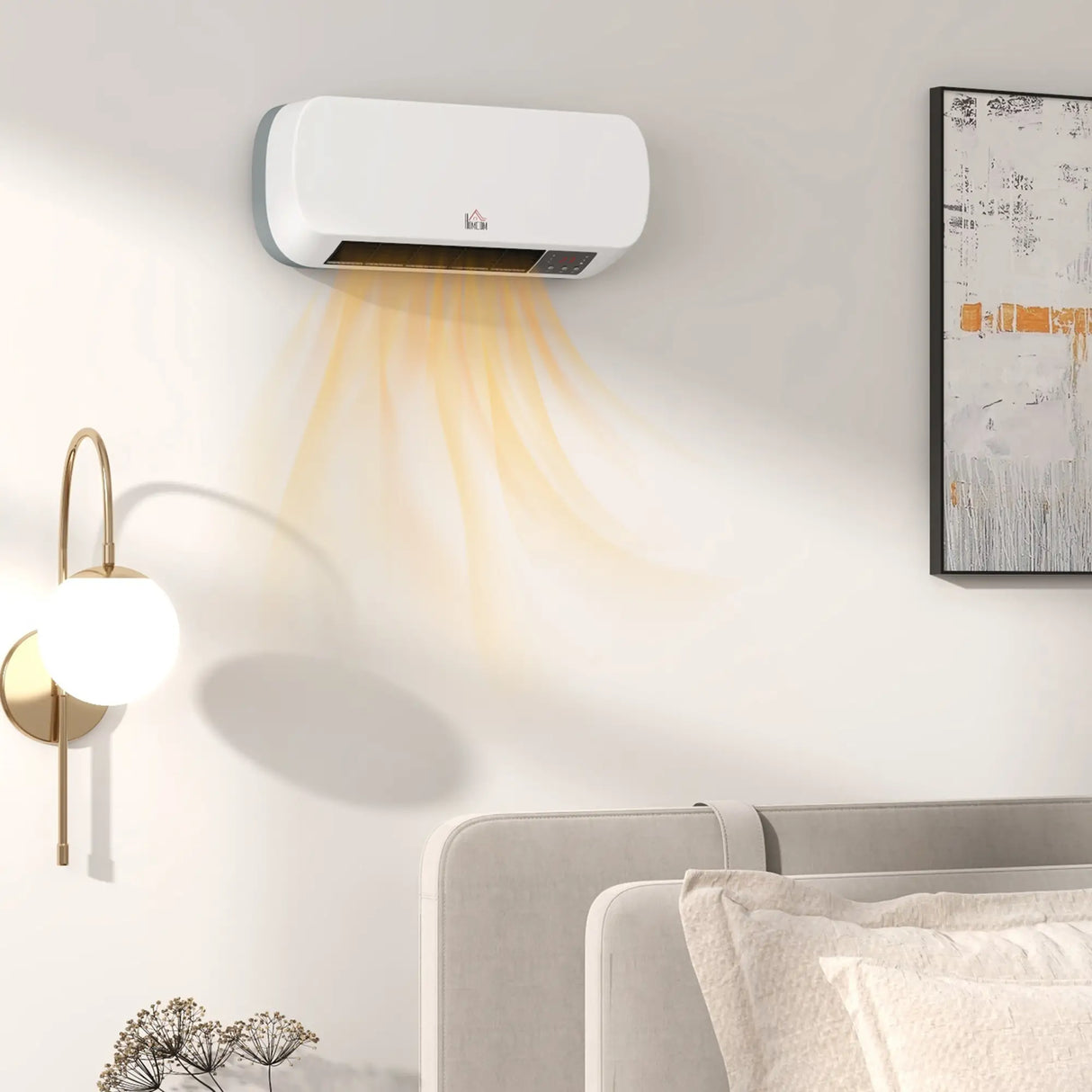 HOMCOM 2kW PTC Wall Mounted Heater