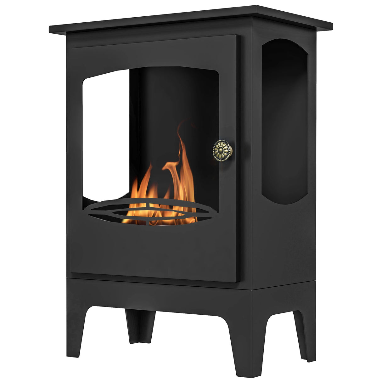 HOMCOM Bioethanol Freestanding Fireplace