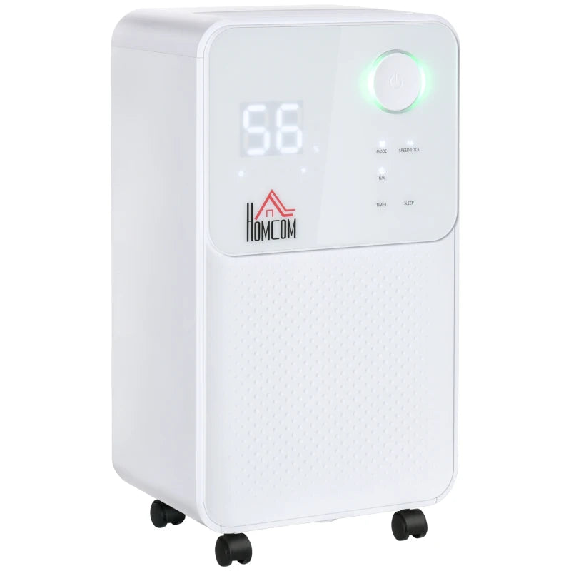 Homcom 12L/Day Dehumidifier with Humidity Control