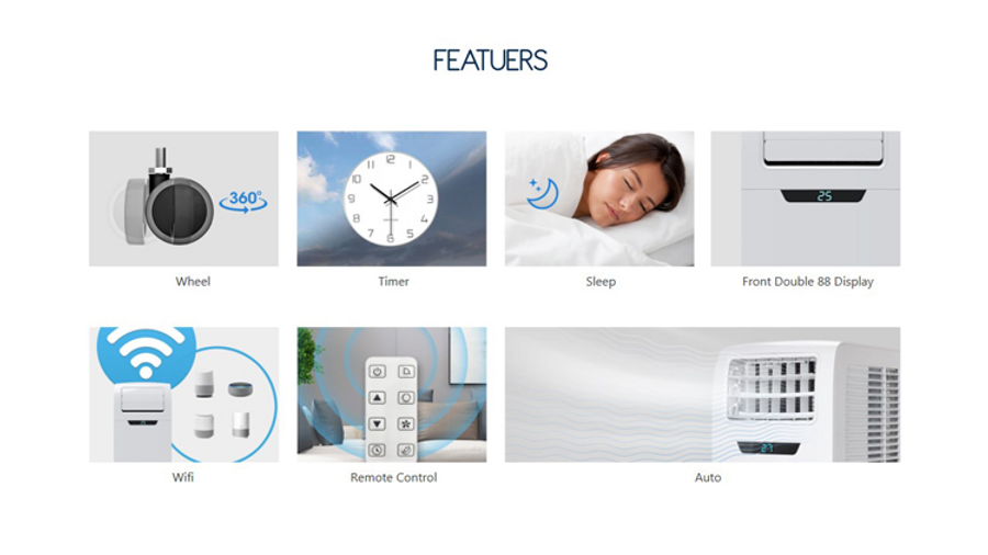 2025 TruCool 9000 BTU Portable Air Conditioner