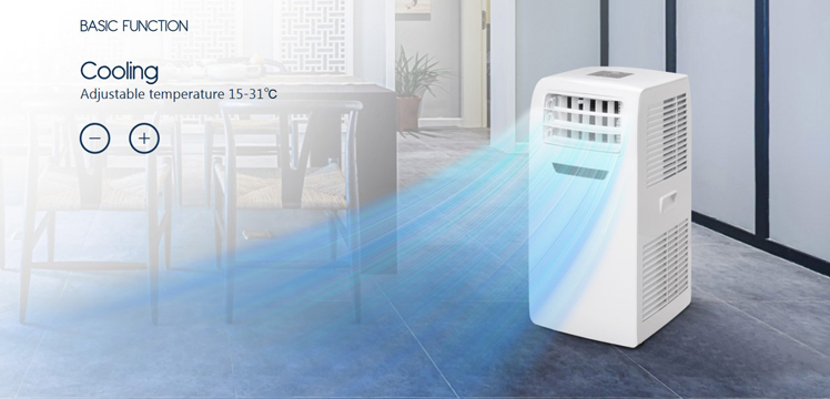 2025 TruCool 9000 BTU Portable Air Conditioner