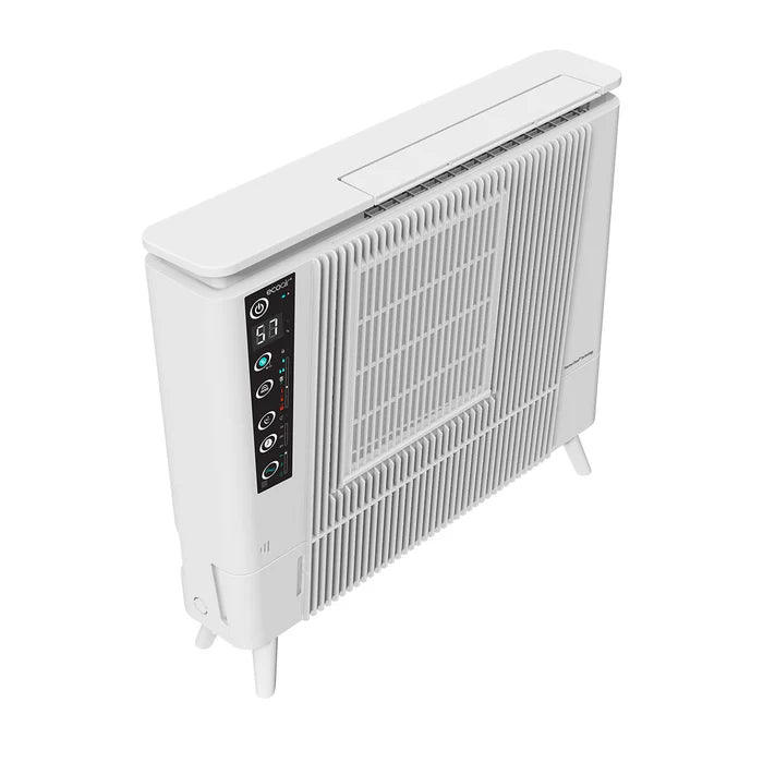 EcoAir DDWH10 Desiccant Dehumidifier & Heater 6L/Day, IP24, Remote Control – Wall Mount or Free Standing