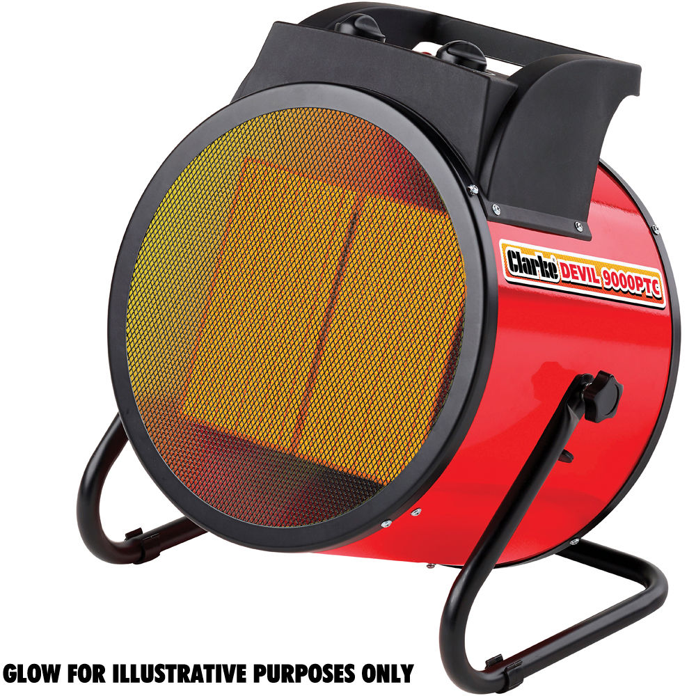 Clarke Devil 9000PTC 9KW Fan Heater (400v)