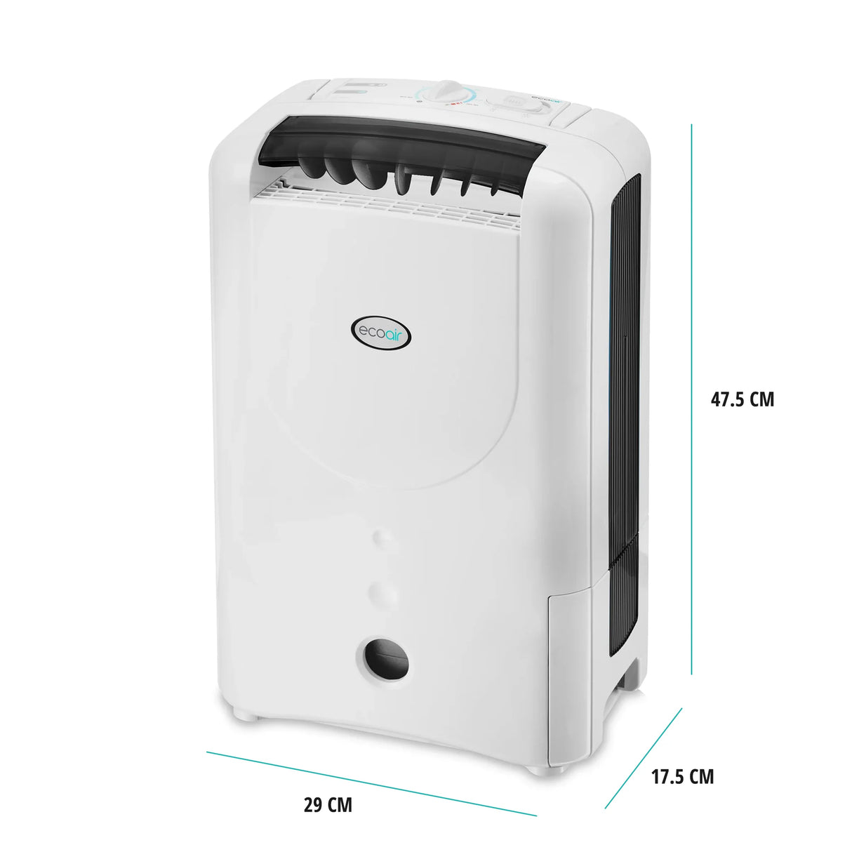 EcoAir DD1 Simple Mk3 Desiccant Dehumidifier - 7.5L/Day