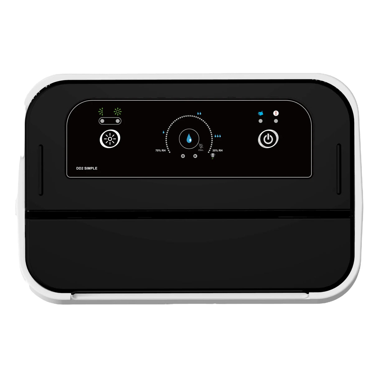 Ecoair DD2 Simple Desiccant Dehumidifier 9L/Day – Electronic Control, Antibacterial Filter, Economy & Laundry Mode for Home, Garage, Basement & Boat