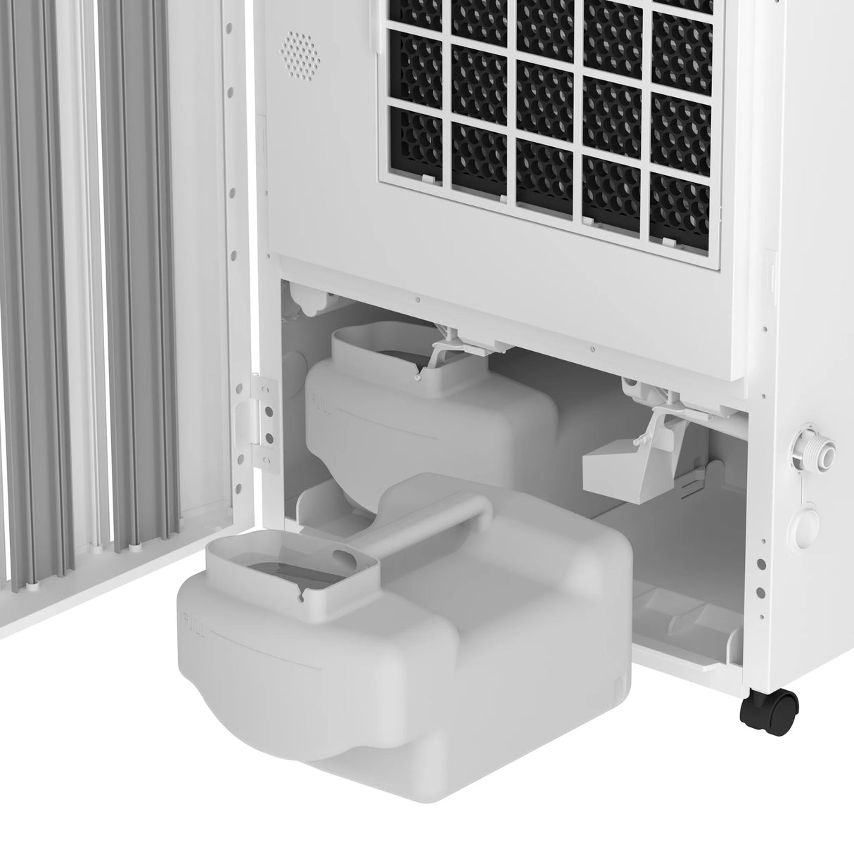 EcoAir Droid Desiccant Dehumidifier 25L/Day – Dual 5L Tanks, Active Carbon Filter, Remote Control, IP24 Water-Resistant, Up to 220m²