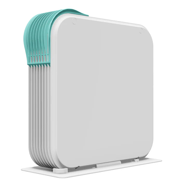 EcoAir Vesto 400ml/Day Mini Dehumidifier with Photocatalyst Air Purification & Nano Silver Filter – Compact for Cupboards, Wardrobes & Small Spaces