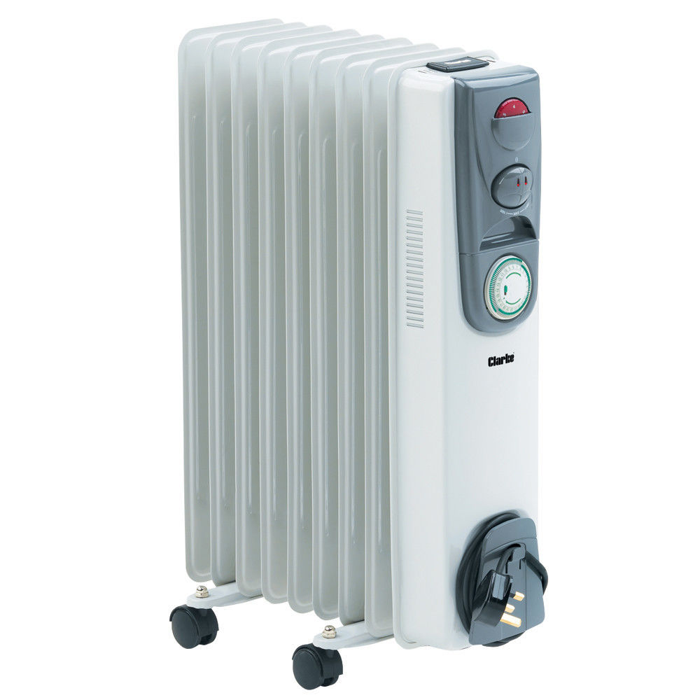 Clarke 2kW Oil Filled Radiator With Timer