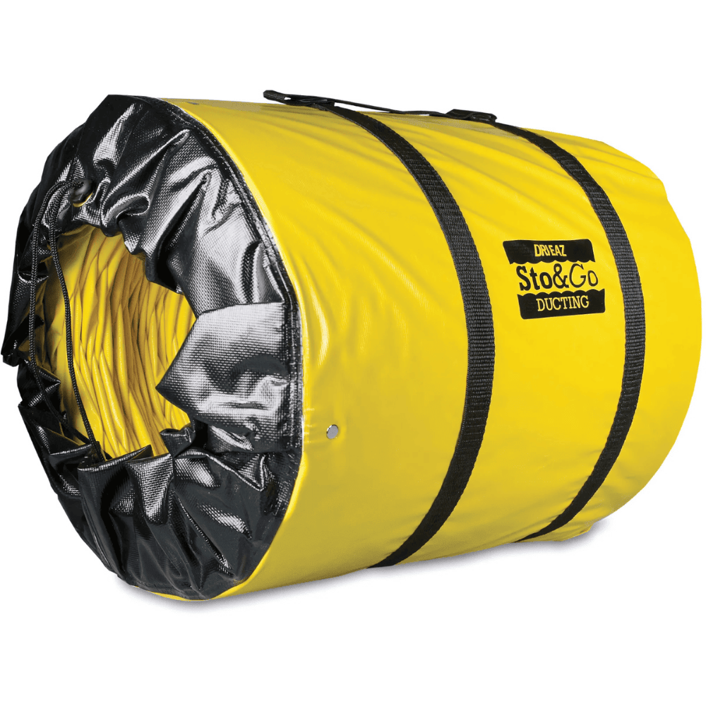 FREE Dri-Eaz Sto & Go 7.6m Ducting with Carry Case – For Vortex Airmover & DefendAir HEPA 500