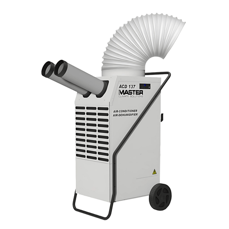 Master 240 Volt Combination Air Conditioner Dehumidifier & Cooling Fan ACD137