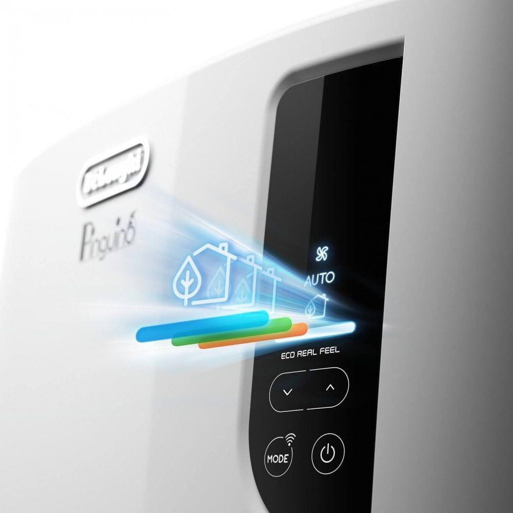 DeLonghi Pinguino PAC EL110ERF Wifi Silent 11000 BTU Portable Air Conditioner