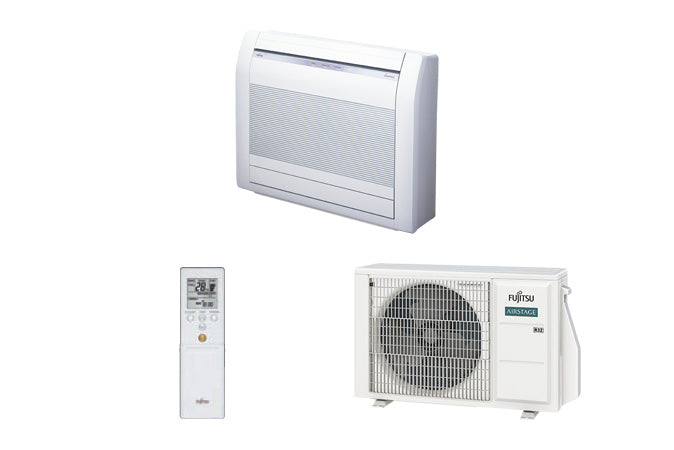 Fujitsu Airstage AGEG09KVCA 2.5kW Floor Standing Split System Air Conditioner R32 KVCA Floor Compact & Comfort