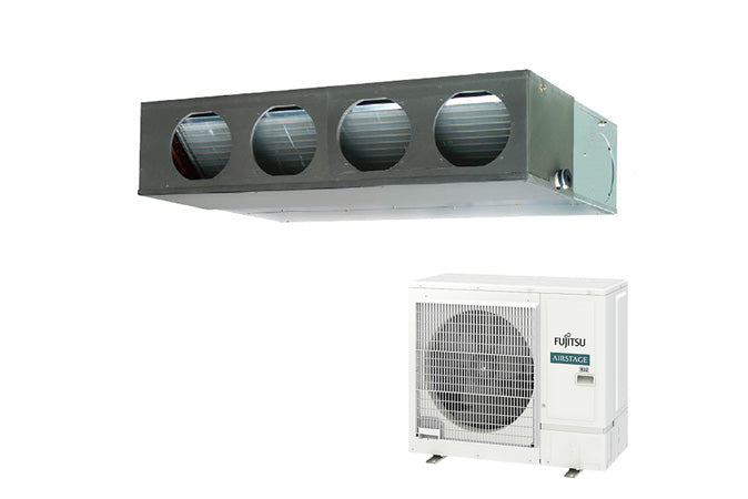 Fujitsu Airstage ARXG36KMLA 9.5kW Split System Air Conditioner R32 KMLA Standard Range Medium Static Pressure Duct Standard
