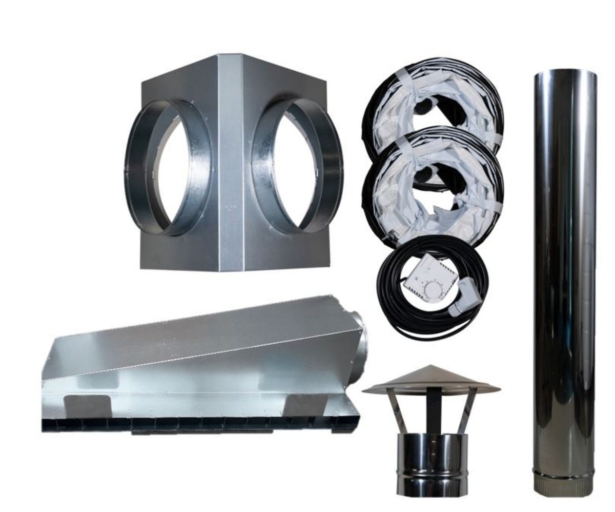 Arcotherm EC85 Silver Low Level Diffuser Marquee Heating Package