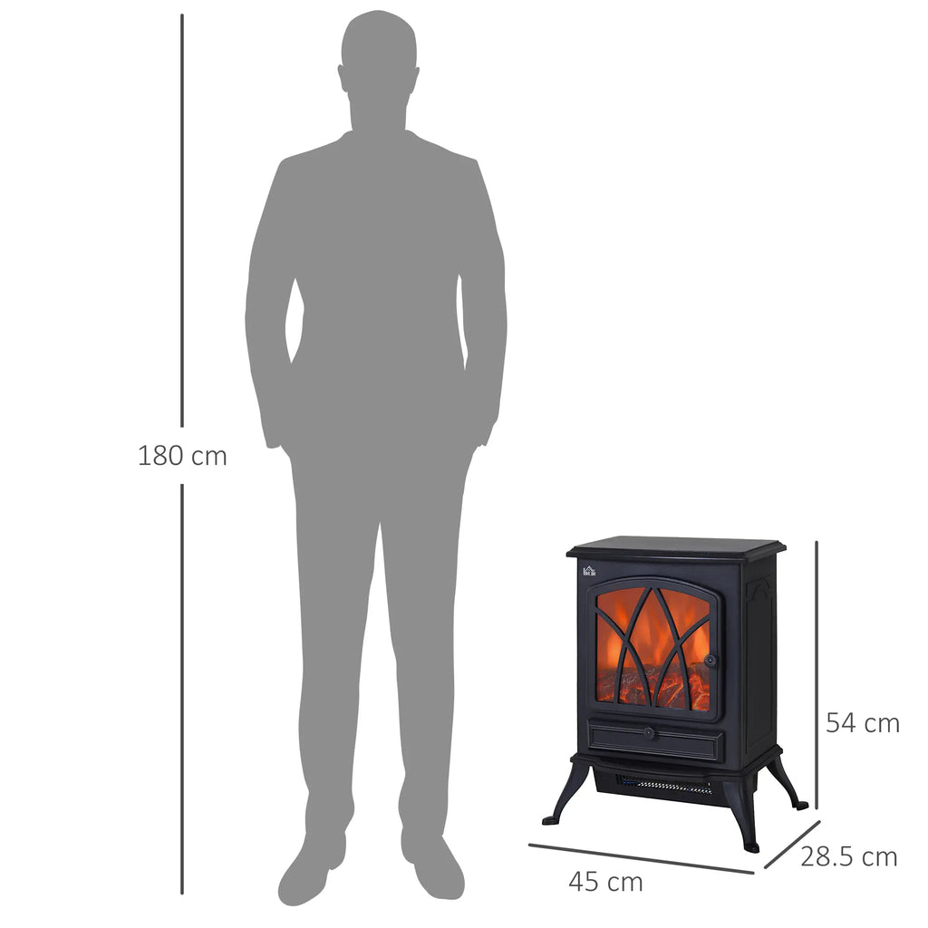 Homcom 2kW Freestanding Electric Fireplace