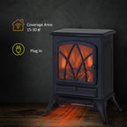 Homcom 2kW Freestanding Electric Fireplace