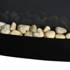 Homcom 1kW/2kW Curved Electric Wall Fireplace