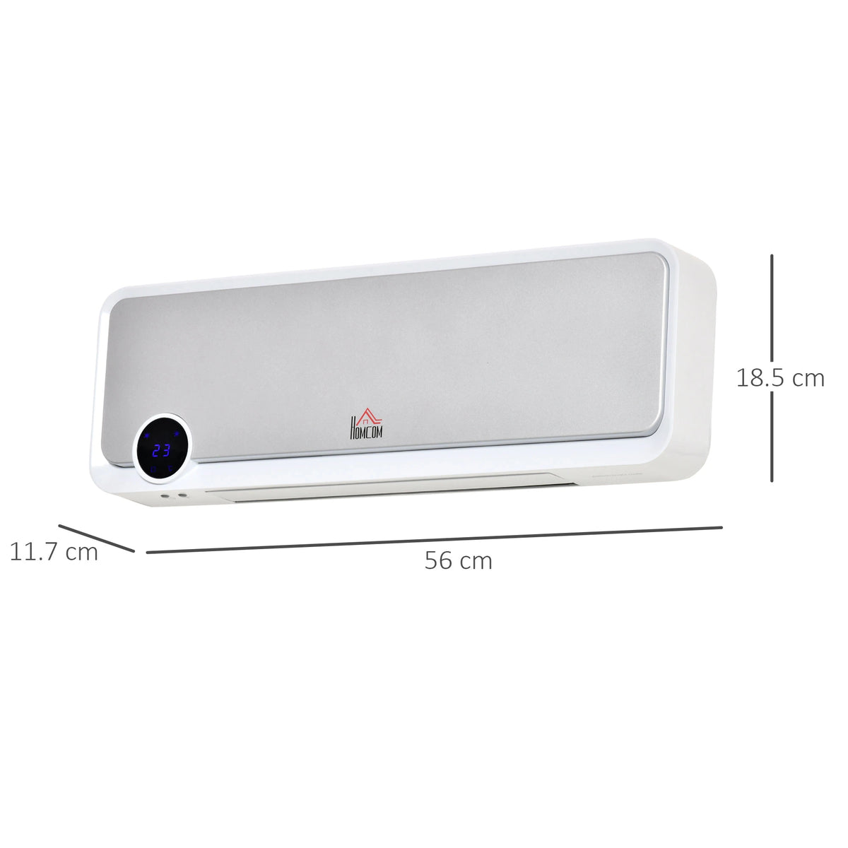 Homcom 2kW Wall Mounted Heater