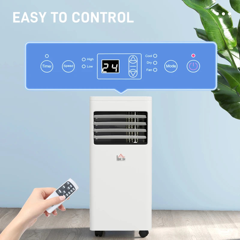 HOMCOM 7000 BTU Air Conditioning Unit 3-in-1 Portable Air Conditioner