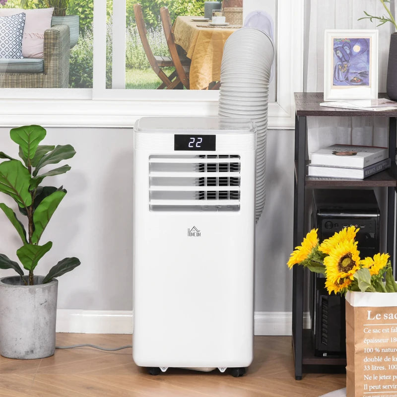 Buy HOMCOM 8000BTU 3-in-1 Portable Air Conditioner White/ with Remote ...