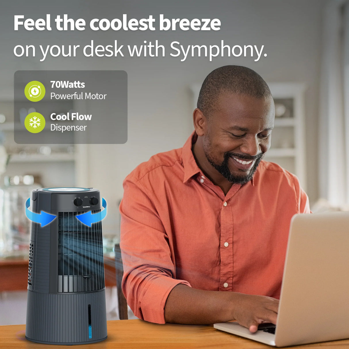 Symphony Duet Desk Evaporative Air Cooler