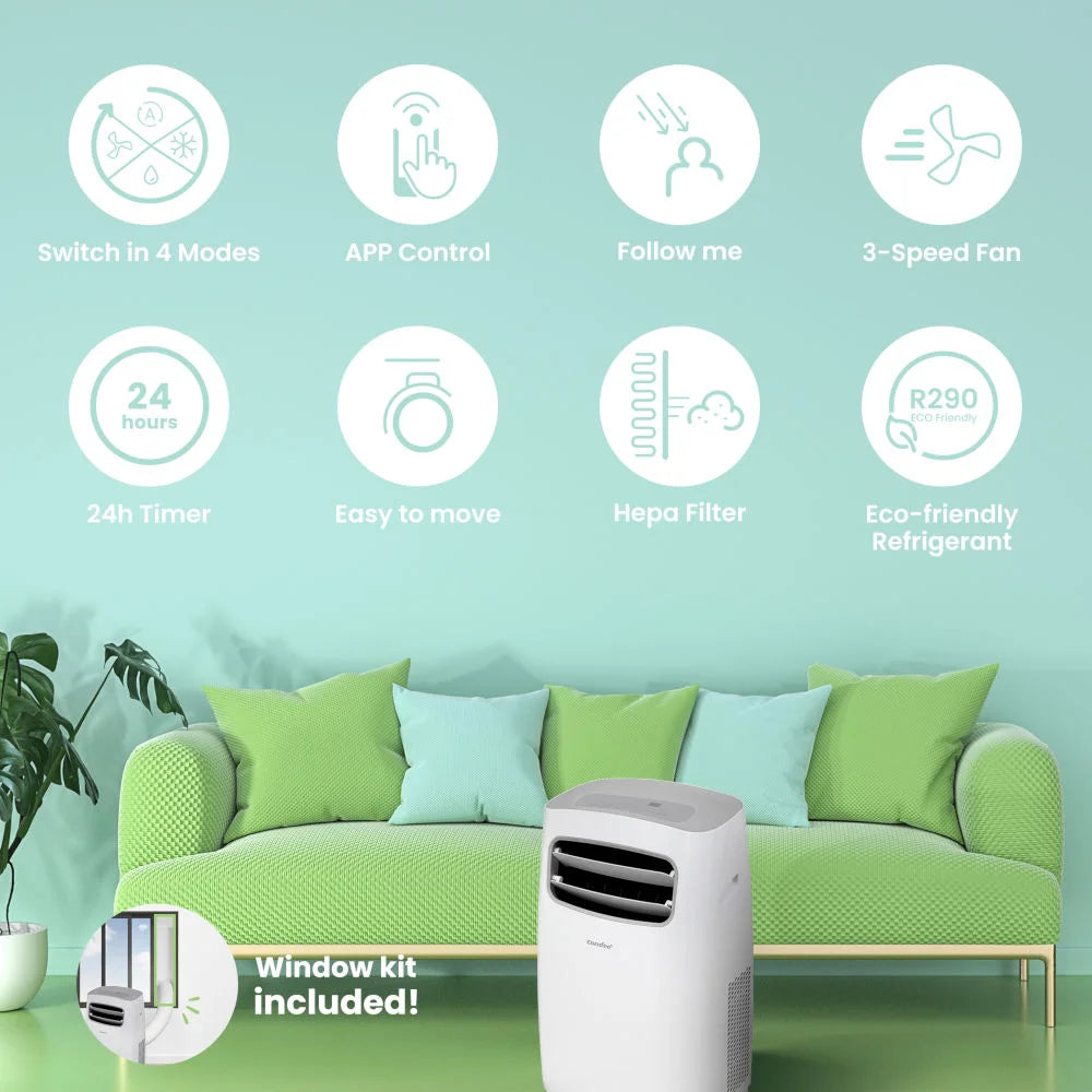 Comfee MPPFA-12 Portable Air Conditioner 3.5kW 12000 BTU with WiFi