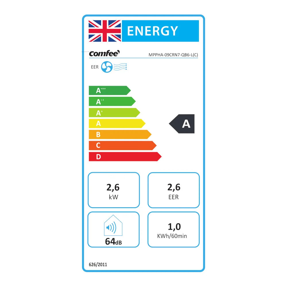 Comfee MPPFA-12 Portable Air Conditioner 3.5kW 12000 BTU with WiFi