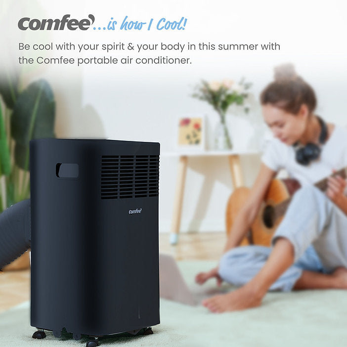 Comfee MPPHA-07CRN7 Portable Air Conditioner Black panel 7000BTU