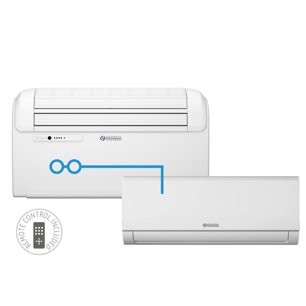 NEW 2025 Olimpia Splendid Unico Twin 2.6kW 9000 BTU All-in-One Twin Air Conditioning Unit(s) and Heat Pump