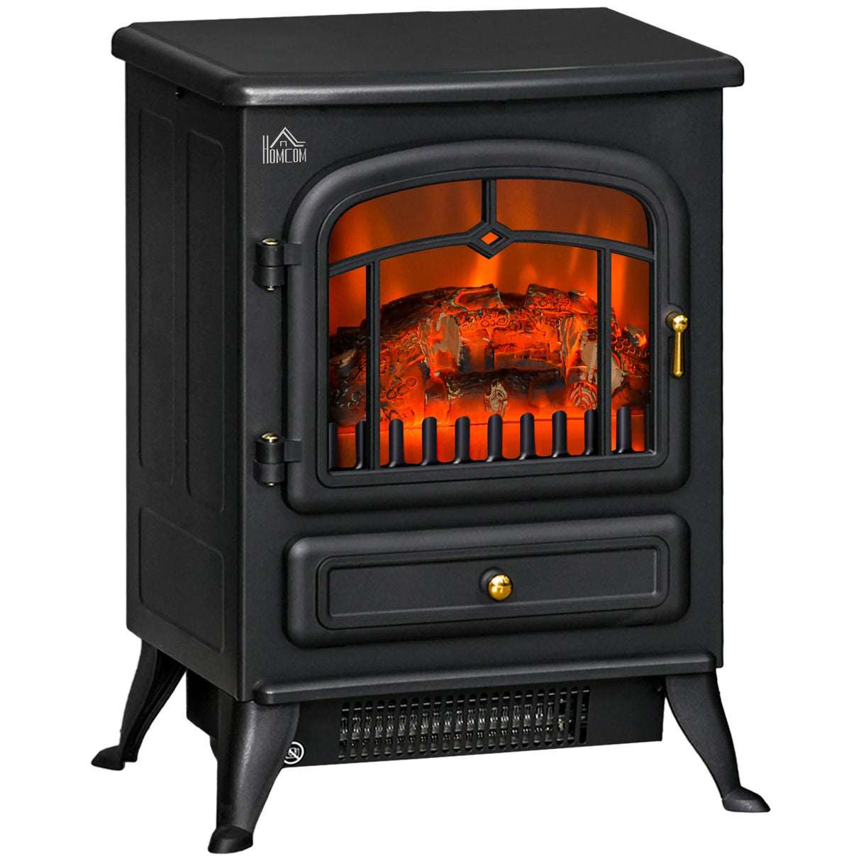 HOMCOM  0.95/1.85kW Freestanding Electric Fireplace