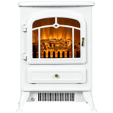 Homcom Dual-Power Electric Fireplace