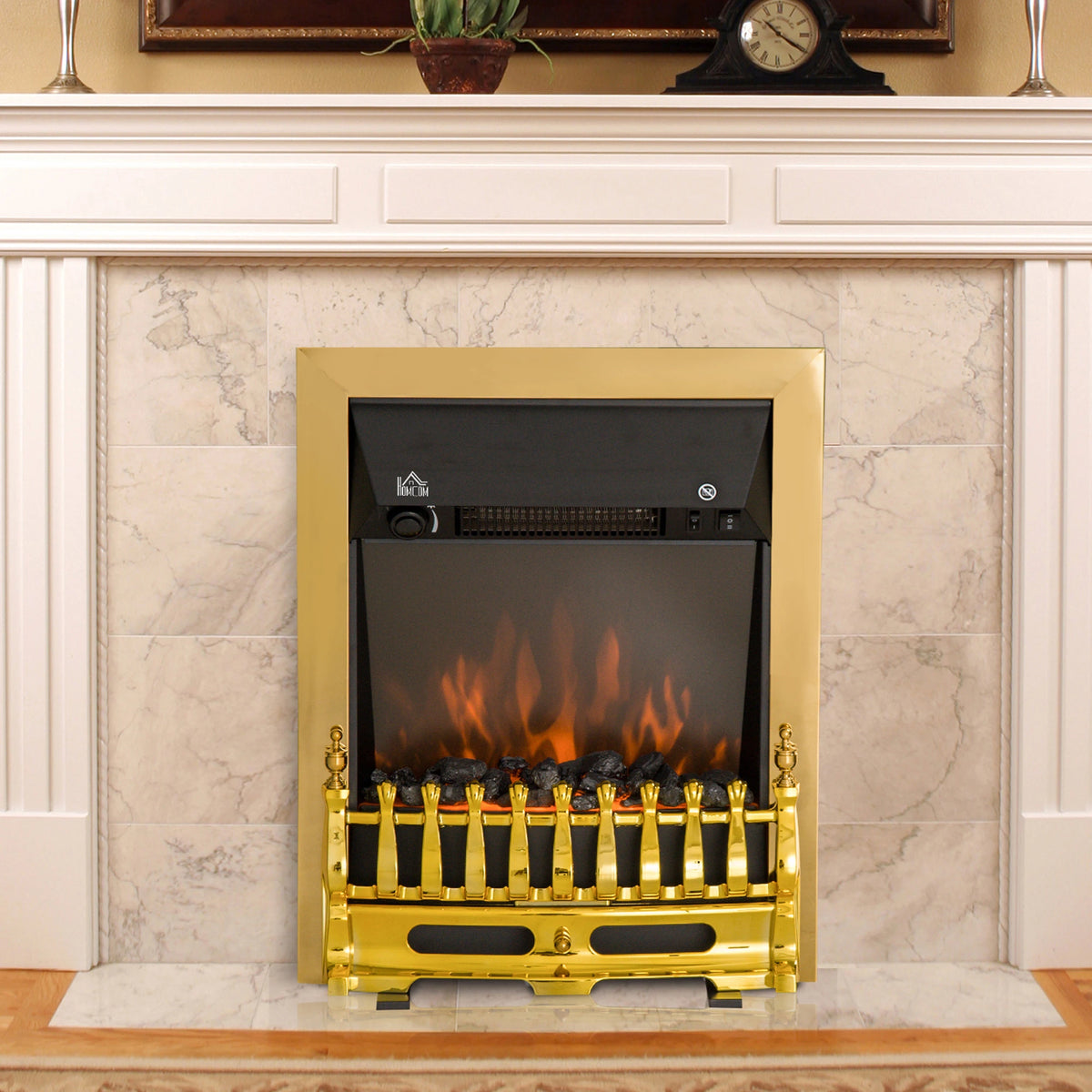 Homcom 2kW Coal Effect Electric Fireplace
