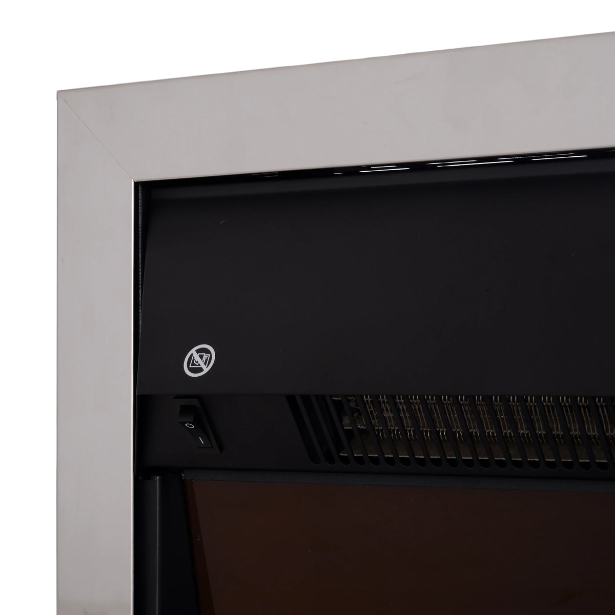 Homcom 2kW Inset Coal Effect Electric Fireplace