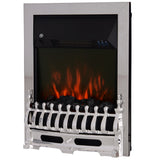 Homcom Dual-Power Electric Fireplace