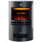 Homcom 1.8kW Barrel Electric Fireplace