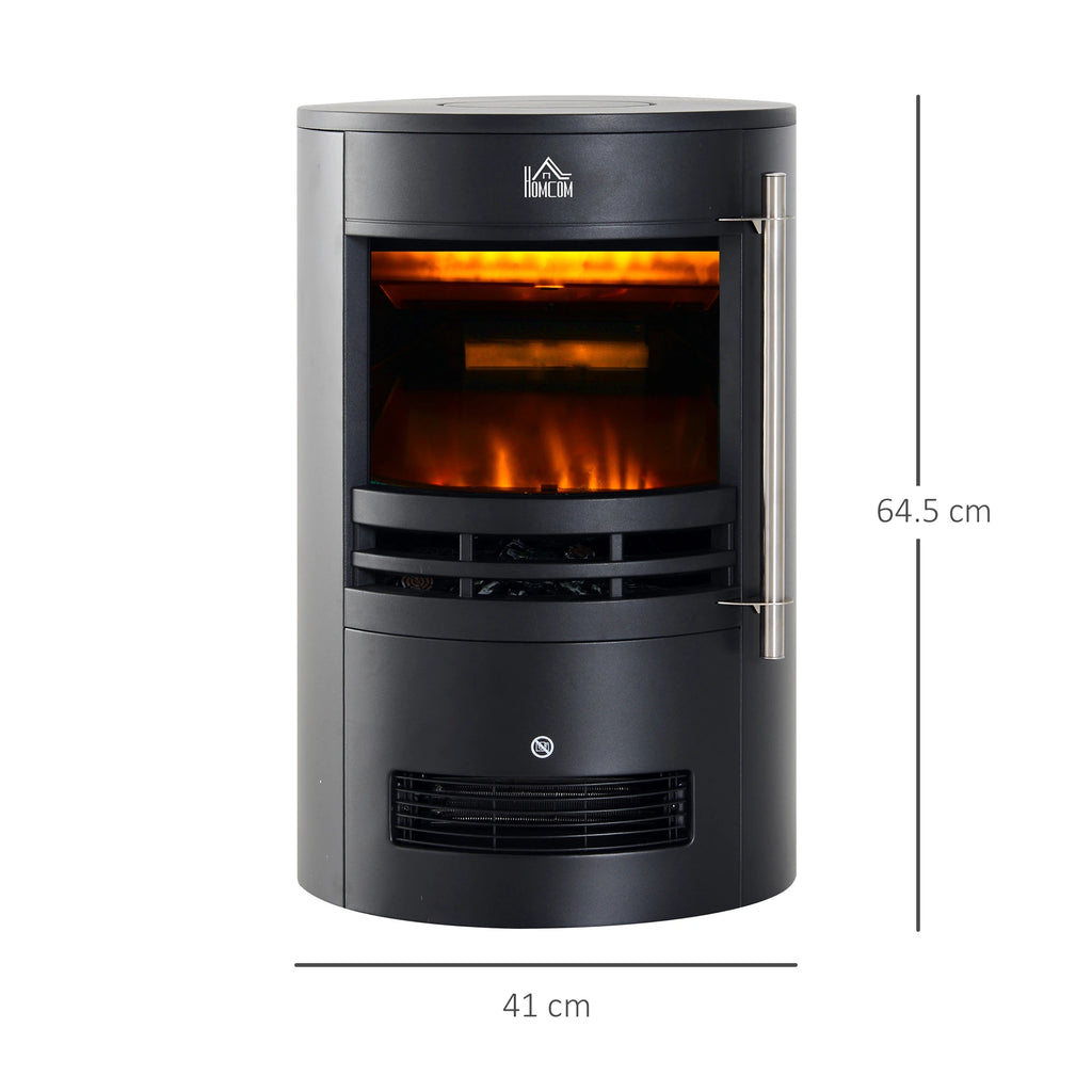 Homcom 1.8kW Barrel Electric Fireplace