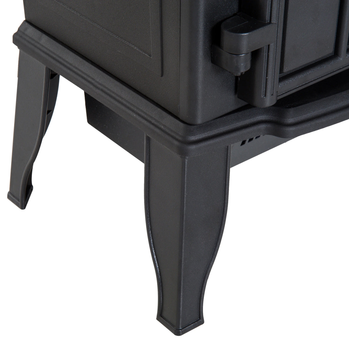 Homcom 2kW Cast Metal Electric Fireplace
