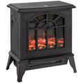 Homcom 2kW Cast Metal Electric Fireplace