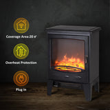 Homcom Dual-Power Electric Fireplace