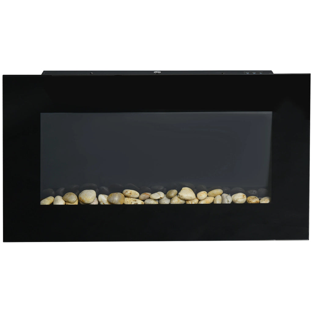 Homcom 1kW/2kW Electric Wall Fireplace