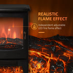 Homcom 1.8kW Retro Electric Fireplace
