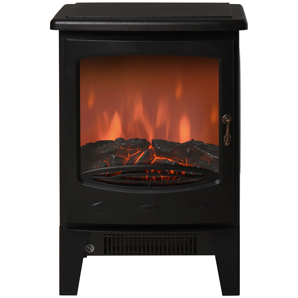 Homcom Dual-Power Electric Fireplace