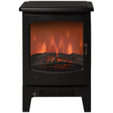 Homcom Dual-Power Electric Fireplace