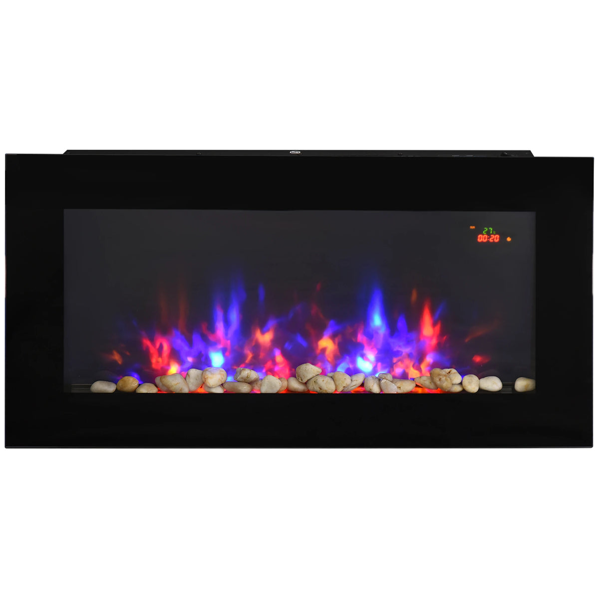 Homcom 2kW Adaptive Electric Wall Fireplace