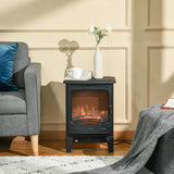 Homcom Dual-Power Electric Fireplace