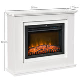 HOMCOM 1kW/2kW Electric Wall Fireplace