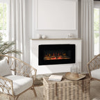 Homcom 2kW Wall-Mounted Electric Fireplace