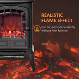 HOMCOM Freestanding Dual Power Electric Fireplace