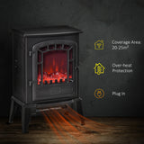 HOMCOM Freestanding Dual Power Electric Fireplace