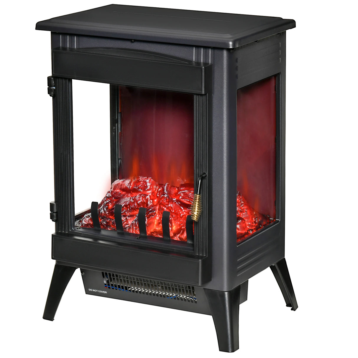 Homcom Dual-Power Electric Fireplace